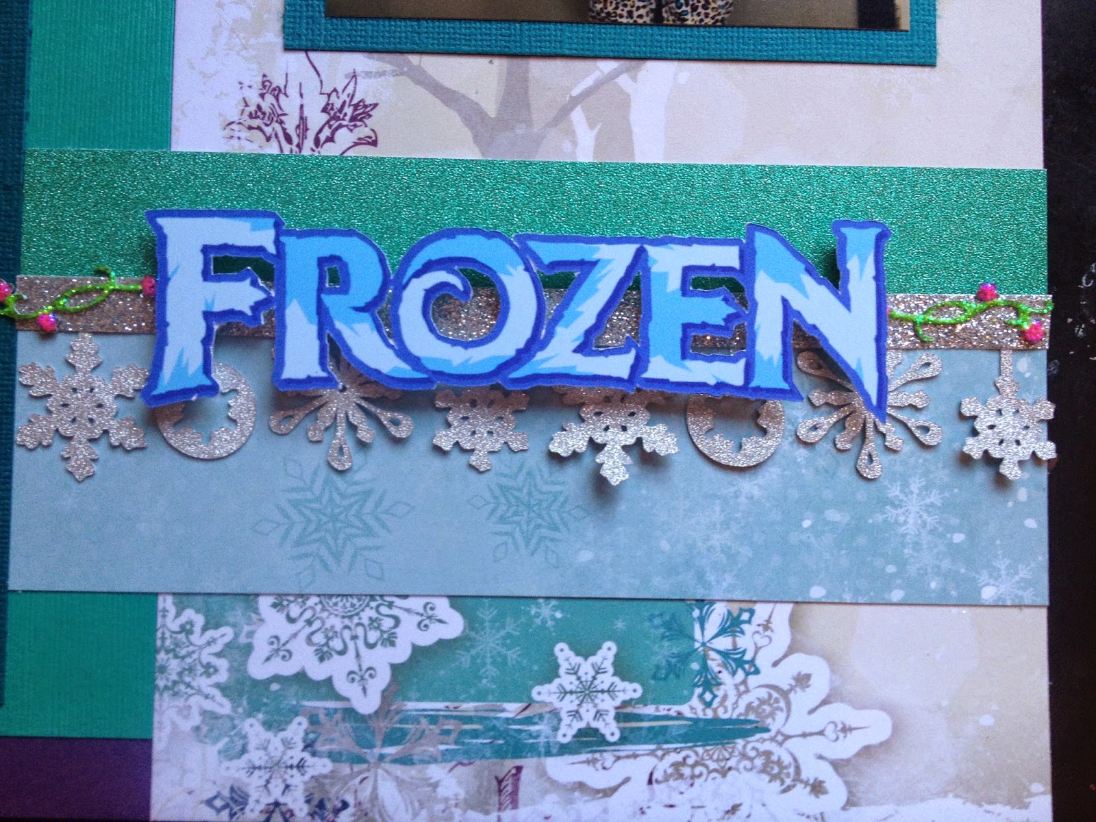 Pyper Creations Frozen Scrapbook layouts